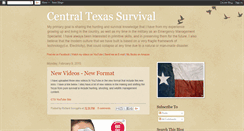 Desktop Screenshot of centraltexassurvival.blogspot.com