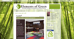 Desktop Screenshot of elementsofgreen.blogspot.com