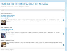 Tablet Screenshot of cursillosdealcala.blogspot.com