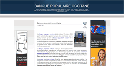 Desktop Screenshot of banque-populaireoccitane.blogspot.com