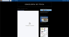 Desktop Screenshot of consejefisica.blogspot.com