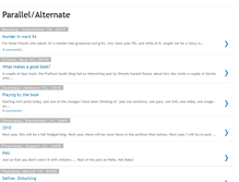 Tablet Screenshot of parallel-alternate.blogspot.com