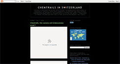 Desktop Screenshot of chemtrailswitzerland.blogspot.com