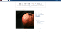 Desktop Screenshot of organicepicure.blogspot.com