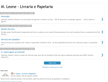 Tablet Screenshot of mleone-papelaria.blogspot.com