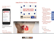 Tablet Screenshot of amafotovideokunyaza.blogspot.com