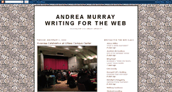 Desktop Screenshot of andreawebwriting.blogspot.com