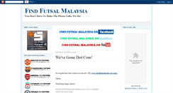 Desktop Screenshot of findfutsal.blogspot.com