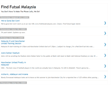 Tablet Screenshot of findfutsal.blogspot.com