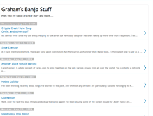 Tablet Screenshot of banjostuff.blogspot.com
