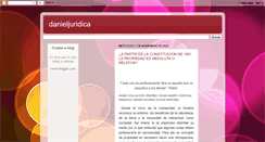 Desktop Screenshot of danieljuridica.blogspot.com