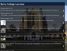 Tablet Screenshot of berrycollegelacrosse.blogspot.com