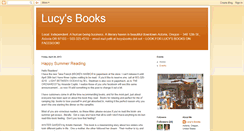 Desktop Screenshot of lucysbooks.blogspot.com