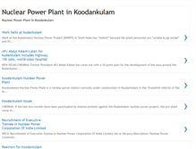 Tablet Screenshot of koodankulam.blogspot.com