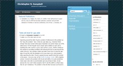 Desktop Screenshot of christopherscampbell.blogspot.com