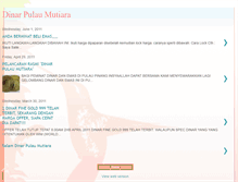 Tablet Screenshot of dinarpulaumutiara.blogspot.com