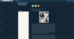 Desktop Screenshot of boredninjamonkey.blogspot.com