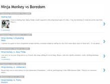 Tablet Screenshot of boredninjamonkey.blogspot.com