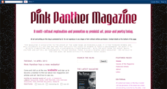 Desktop Screenshot of pinkpanthermagazine.blogspot.com