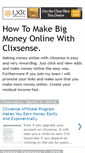 Mobile Screenshot of makemoneyonlineclixsense.blogspot.com