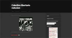 Desktop Screenshot of colectivolibertarioreaccion.blogspot.com