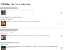 Tablet Screenshot of colectivolibertarioreaccion.blogspot.com