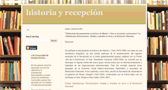 Desktop Screenshot of historiayrecepcion.blogspot.com