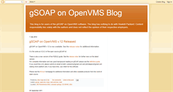 Desktop Screenshot of gsoaponopenvms.blogspot.com