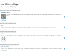 Tablet Screenshot of mylittlecottage.blogspot.com