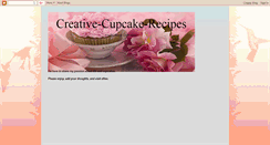 Desktop Screenshot of creative-cupcake-recipes.blogspot.com