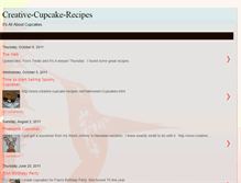 Tablet Screenshot of creative-cupcake-recipes.blogspot.com