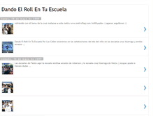 Tablet Screenshot of dandoelrollentuescuela.blogspot.com