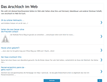 Tablet Screenshot of das-arschloch-im-web.blogspot.com