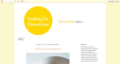 Desktop Screenshot of lookingforclementines.blogspot.com