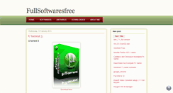 Desktop Screenshot of fullsoftwareswap.blogspot.com