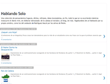 Tablet Screenshot of elhablasolo.blogspot.com