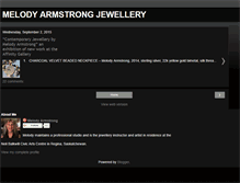 Tablet Screenshot of melodyarmstrong.blogspot.com