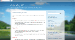 Desktop Screenshot of cuocsong360.blogspot.com