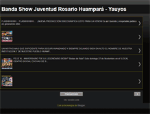 Tablet Screenshot of bandashowjuventudrosariohuampara.blogspot.com