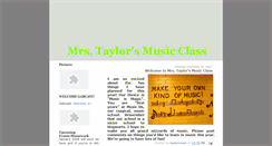 Desktop Screenshot of mrstaylorsmusicclass.blogspot.com