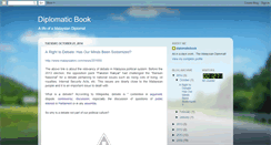 Desktop Screenshot of diplomaticbook.blogspot.com