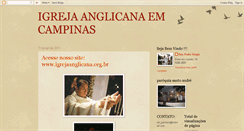 Desktop Screenshot of anglicanacampinas.blogspot.com