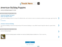 Tablet Screenshot of americanbulldogpuppies.blogspot.com