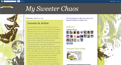 Desktop Screenshot of mysweeterchaos.blogspot.com