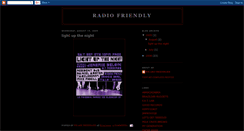 Desktop Screenshot of friendlyradio.blogspot.com