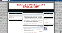 Desktop Screenshot of downloadbanyakilmu.blogspot.com
