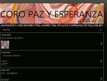 Tablet Screenshot of cororocieropazyesperanza.blogspot.com