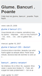 Mobile Screenshot of glume-bancuri.blogspot.com