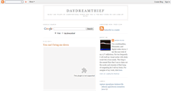 Desktop Screenshot of daydreamthief.blogspot.com