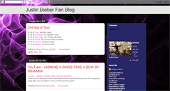 Desktop Screenshot of justinbiebersofficialblog.blogspot.com